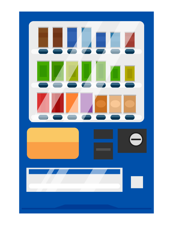 自販機 イラスト詳細 3位
