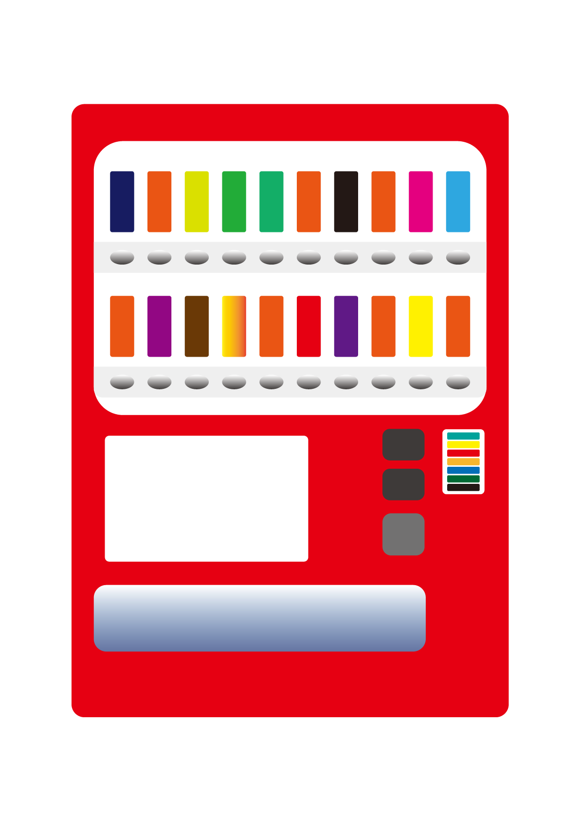 自販機 イラスト詳細 4位