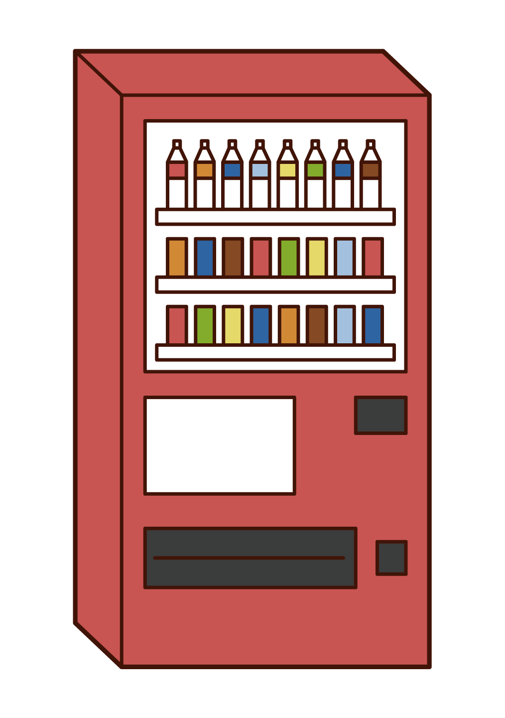 自販機 イラスト詳細 7位