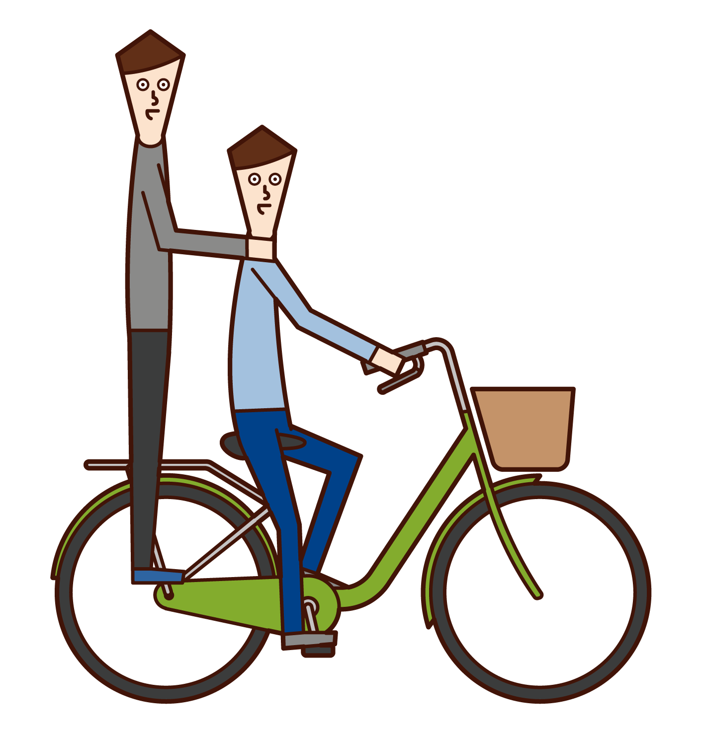 自転車 イラスト シンプル詳細 12位