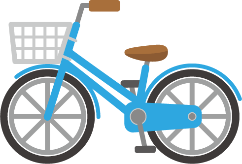 自転車 イラスト シンプル詳細 13位