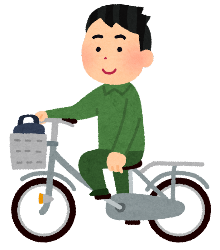 自転車 乗る イラスト詳細 5位