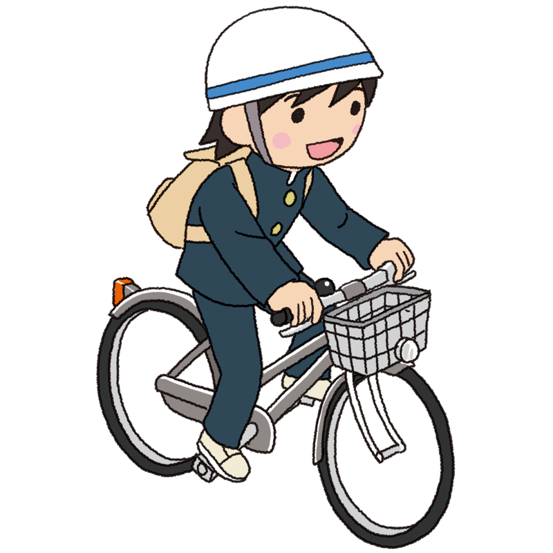 自転車 正面 イラスト詳細 7位