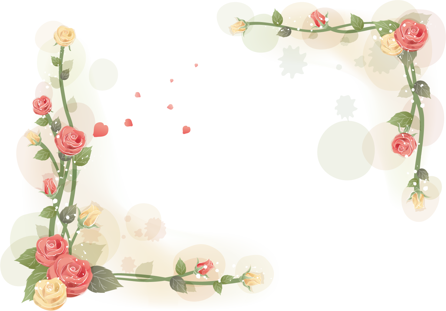 花 イラスト フレーム詳細 11位