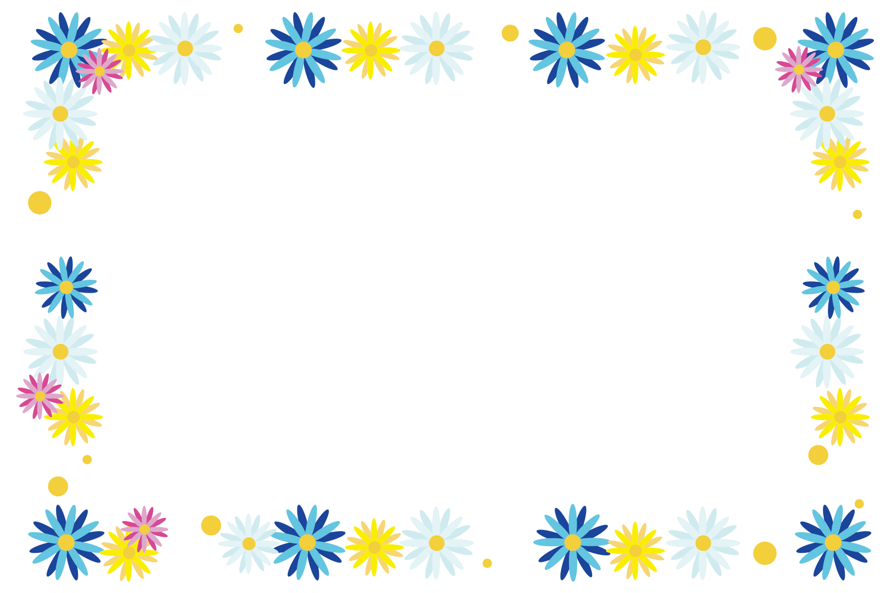 花 イラスト フレーム詳細 7位