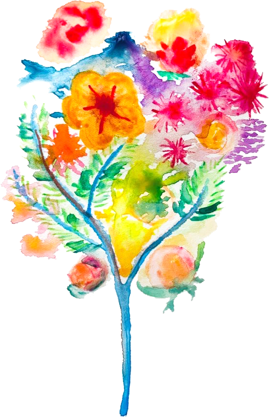 花 イラスト 水彩詳細 3位
