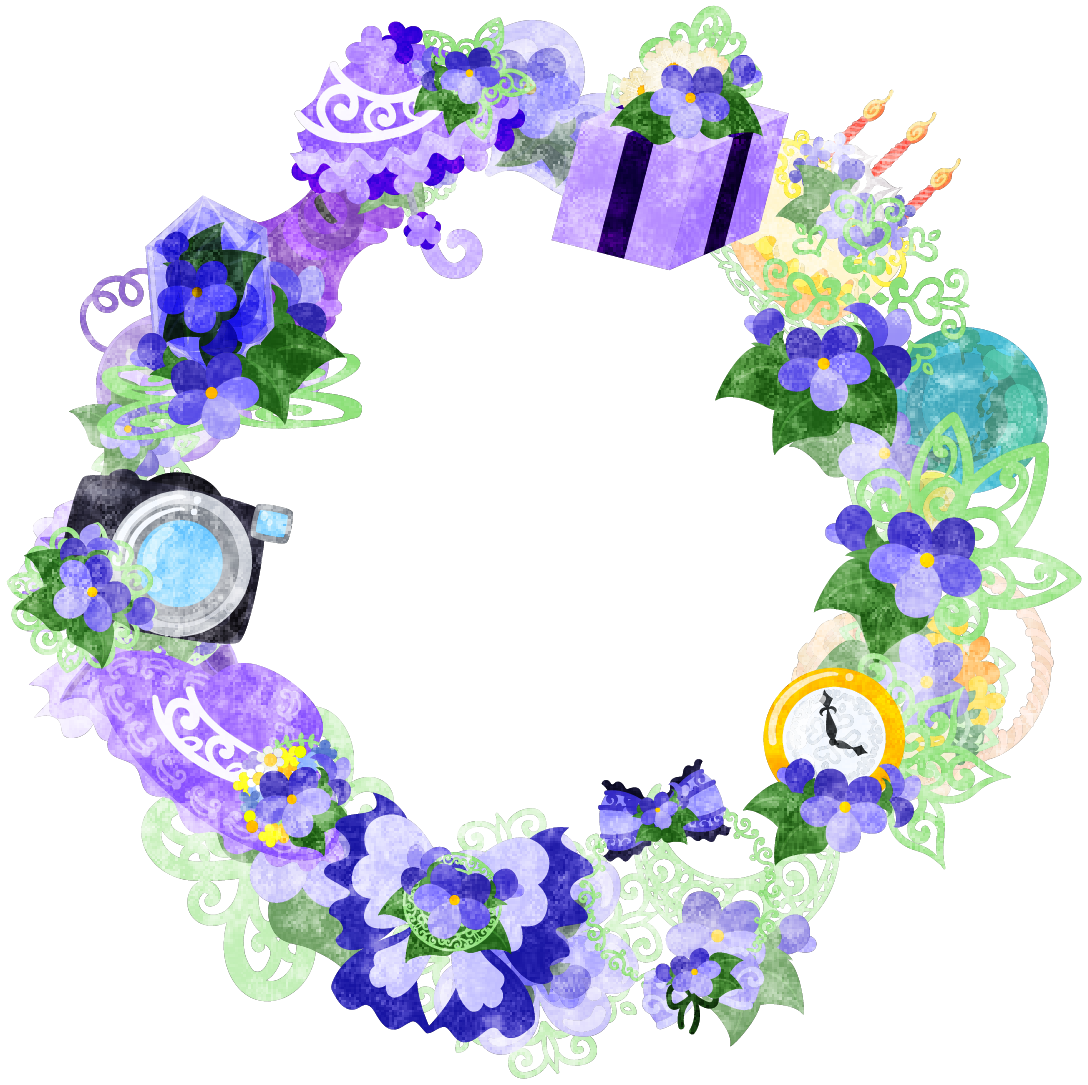 花 リース イラスト詳細 6位