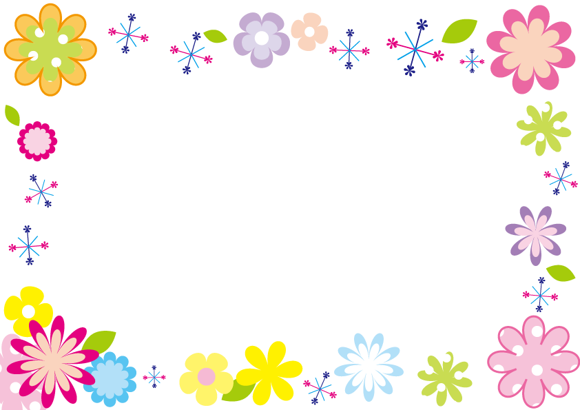 花 枠 イラスト詳細 5位