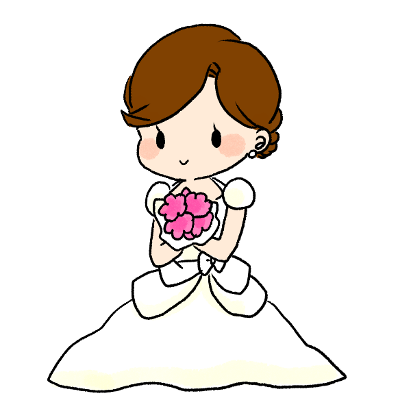 花嫁 イラスト かわいい詳細 5位