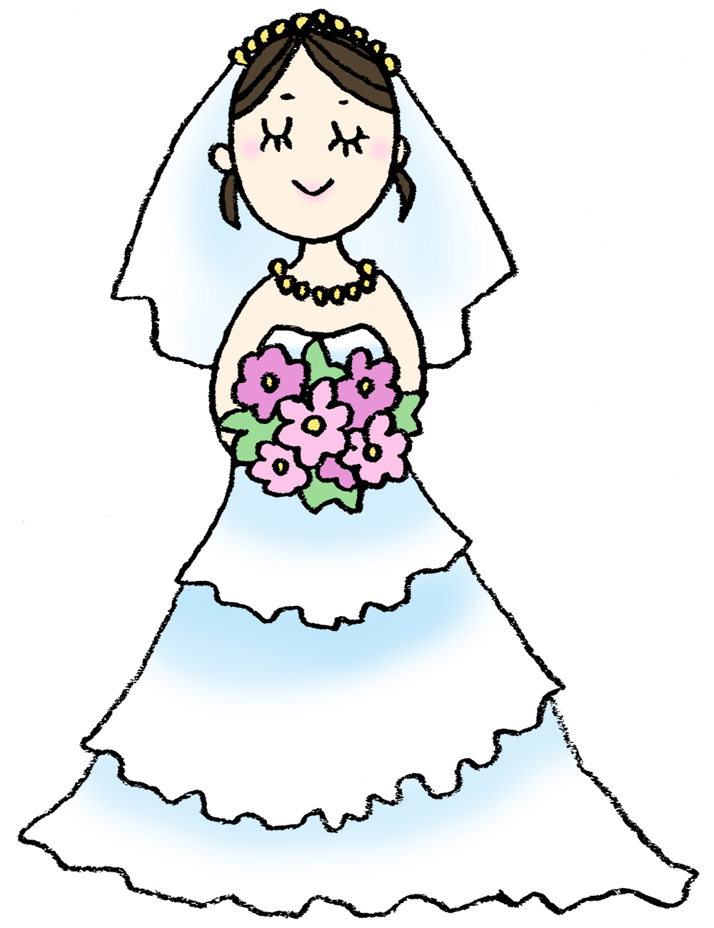 花嫁 イラスト かわいい詳細 6位