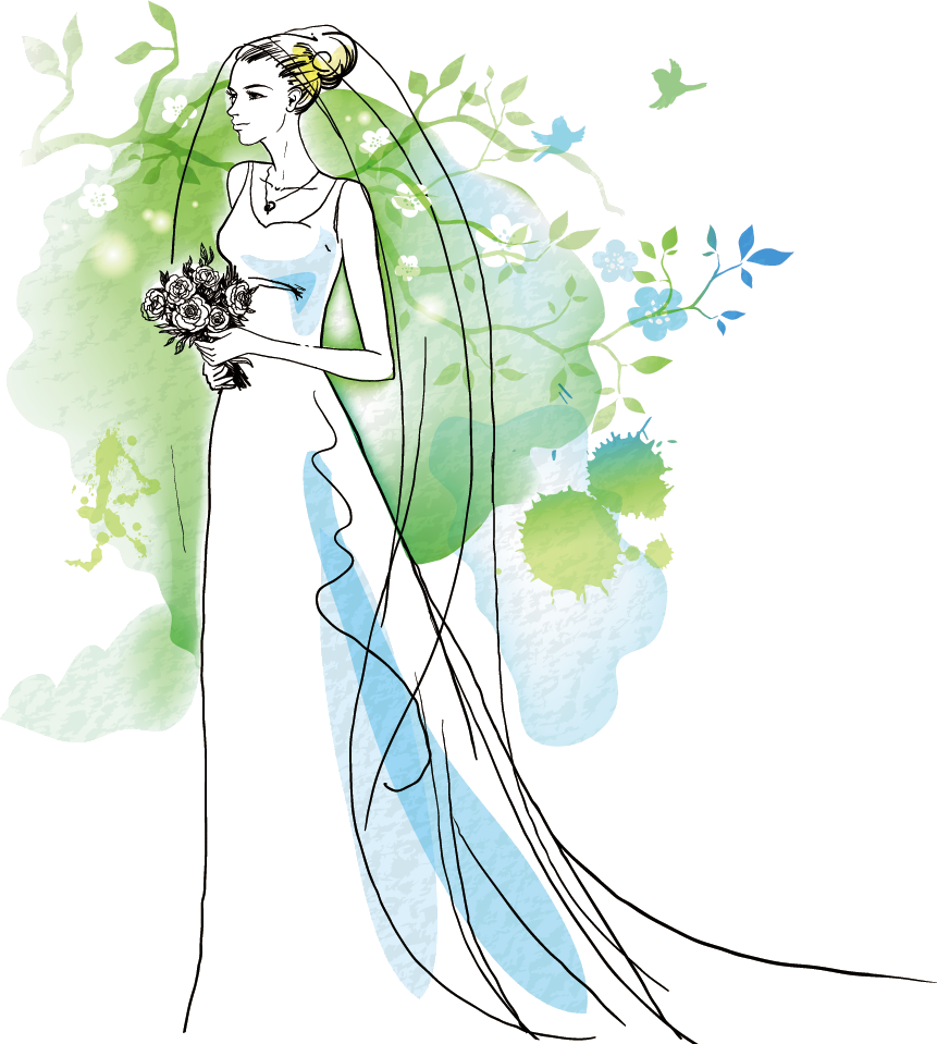 花嫁 イラスト 綺麗詳細 5位