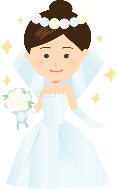 花嫁 イラスト 綺麗詳細 8位