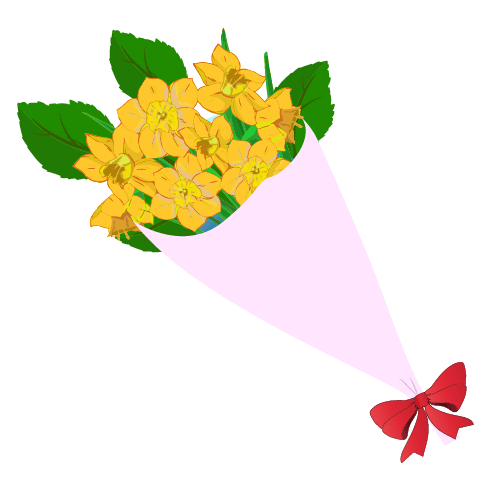 花束 イラスト シンプル詳細 2位