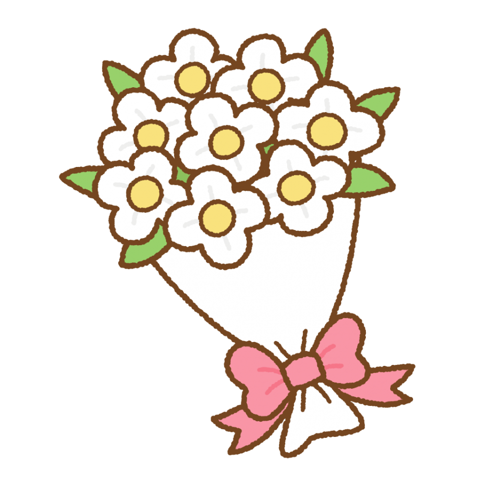 花束 イラスト シンプル詳細 10位