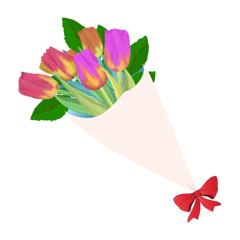 花束 イラスト シンプル詳細 5位