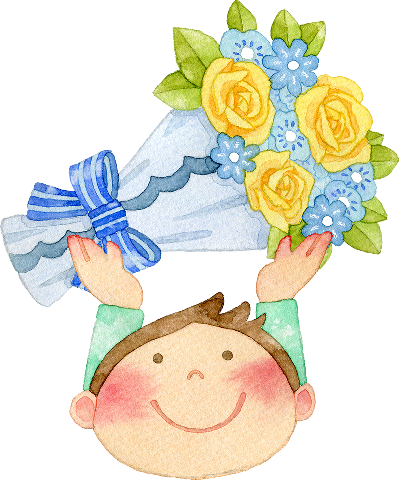 花束 イラスト 女の子詳細 2位