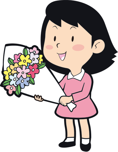花束 持っ てる イラスト詳細 2位
