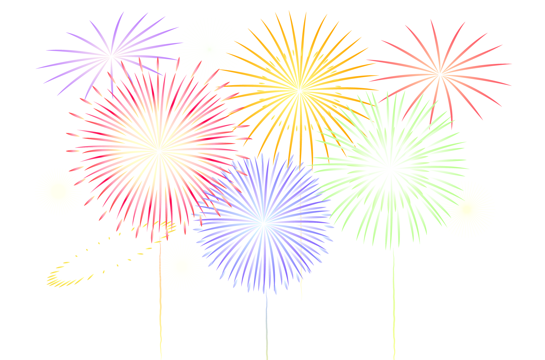 花火 イラスト 綺麗詳細 2位