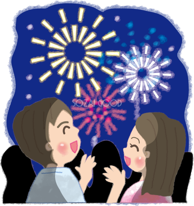 花火 大会 イラスト詳細 5位