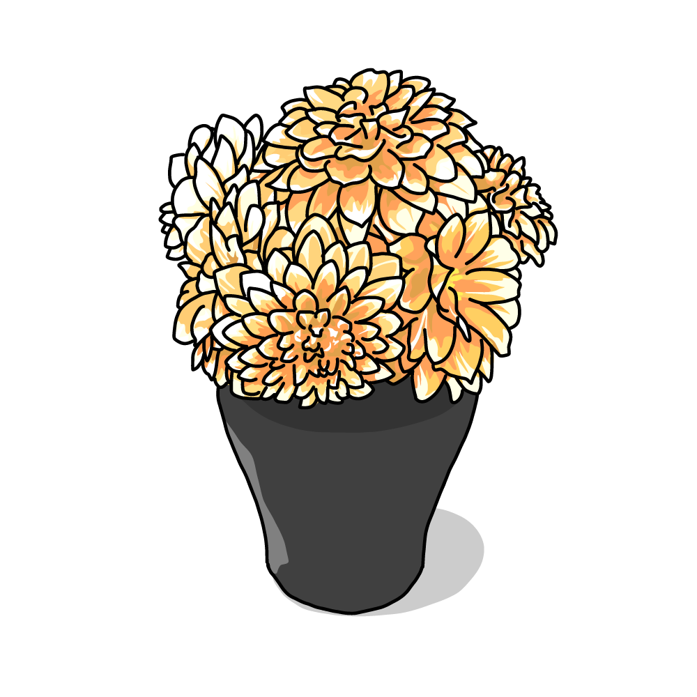 花瓶 イラスト詳細 4位