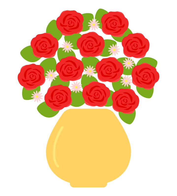 花瓶 イラスト詳細 5位