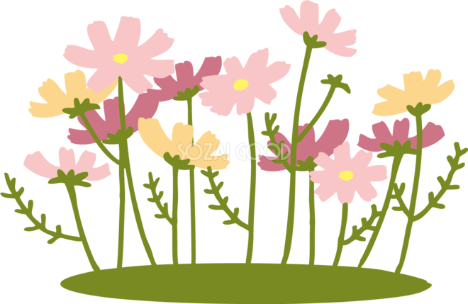 花畑 イラスト フリー詳細 2位