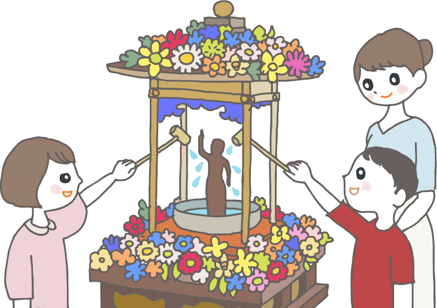 花祭り イラスト詳細 4位