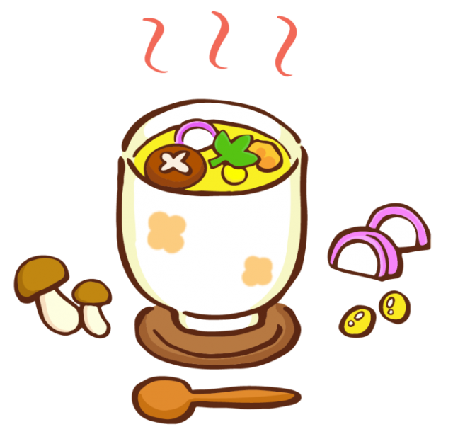 茶碗蒸し イラスト詳細 3位
