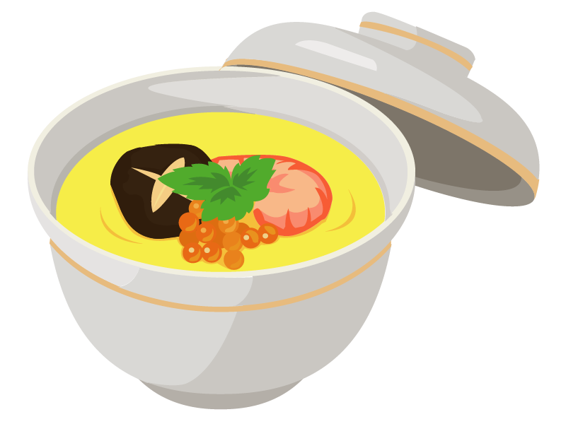 茶碗蒸し イラスト詳細 4位