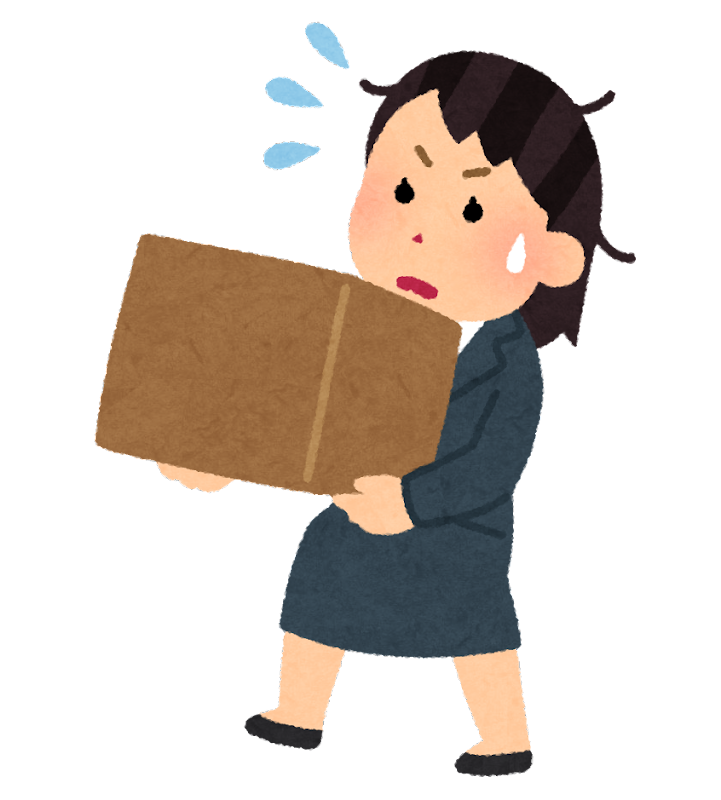 荷物 を 持つ イラスト詳細 3位