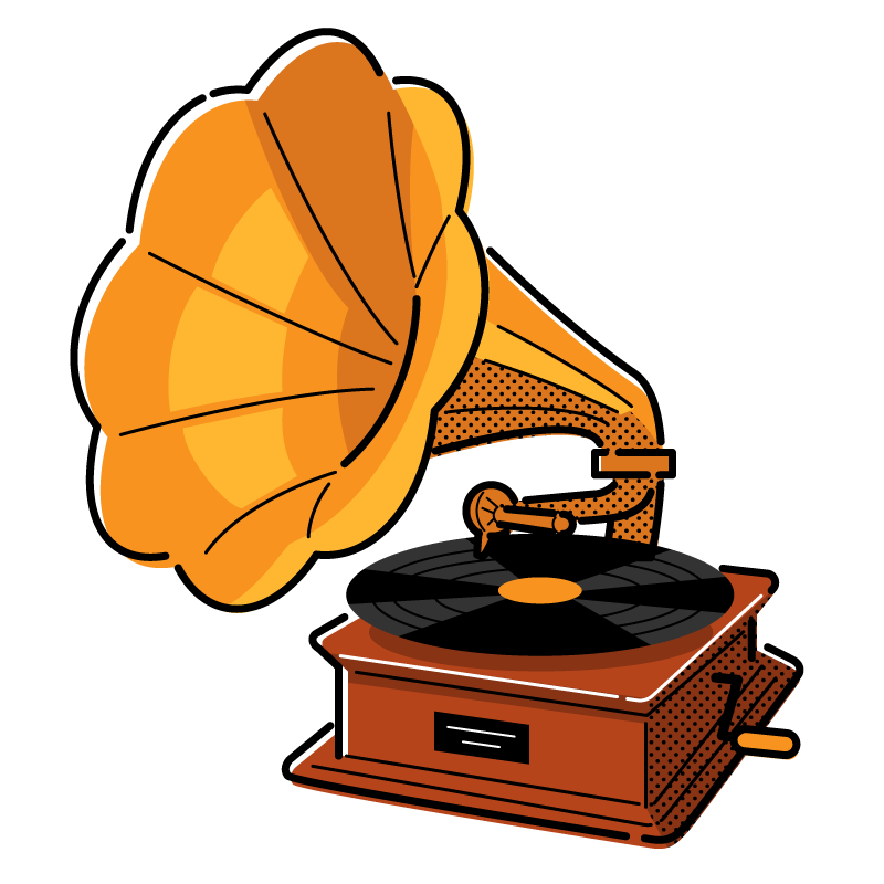 蓄音機 イラスト詳細 12位