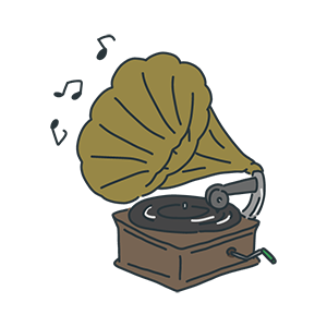 蓄音機 イラスト詳細 5位