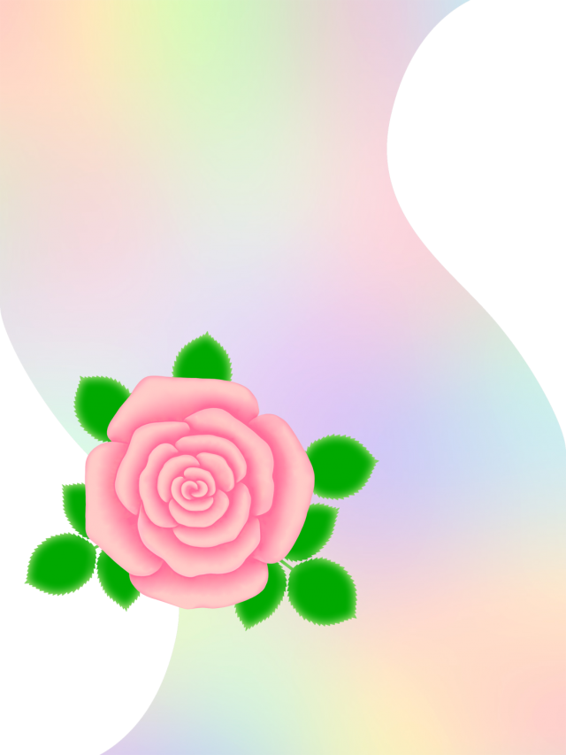 薔薇 イラスト シンプル詳細 9位