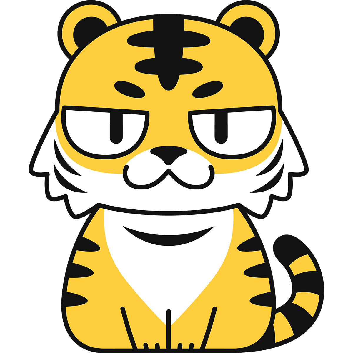 虎 模様 イラスト詳細 7位