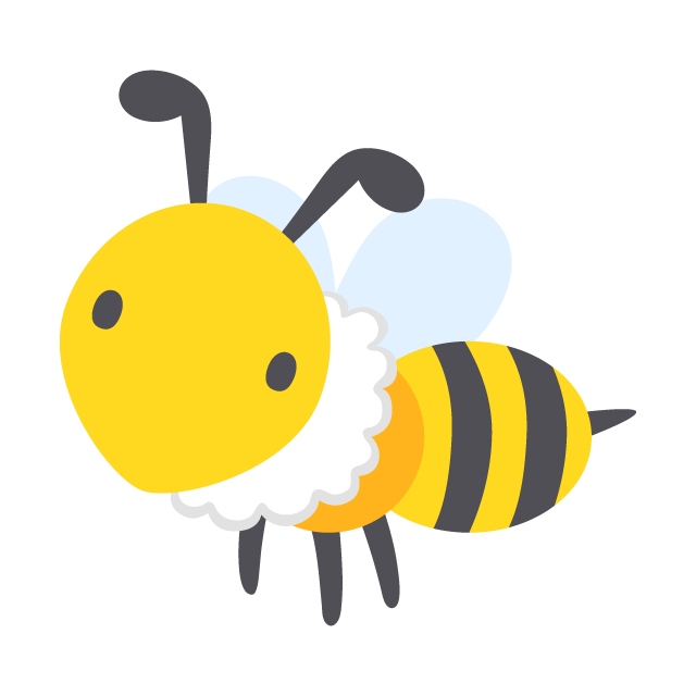 蜂 イラスト フリー詳細 6位