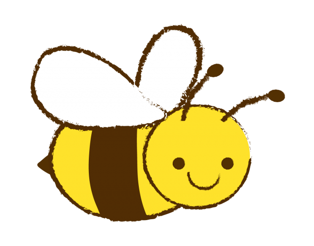 蜂 イラスト 簡単詳細 2位