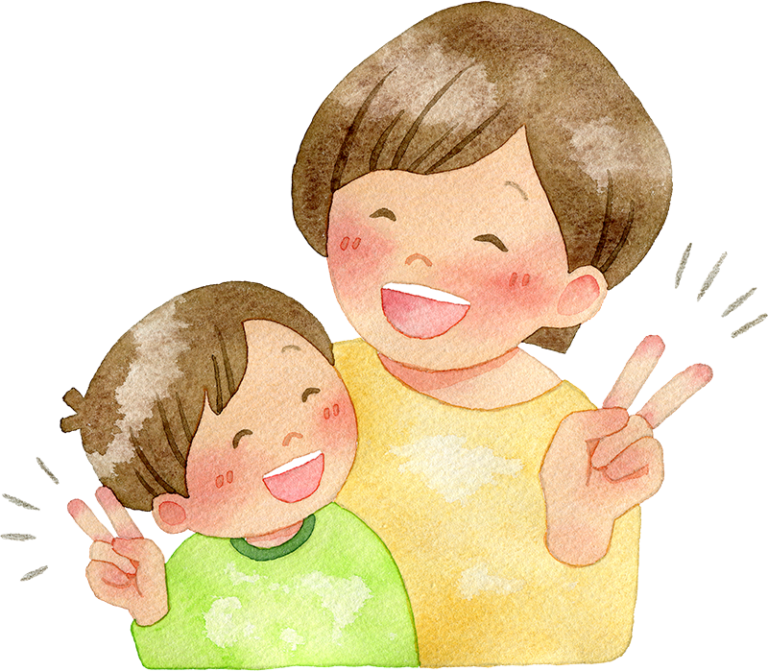 親子 イラスト詳細 2位