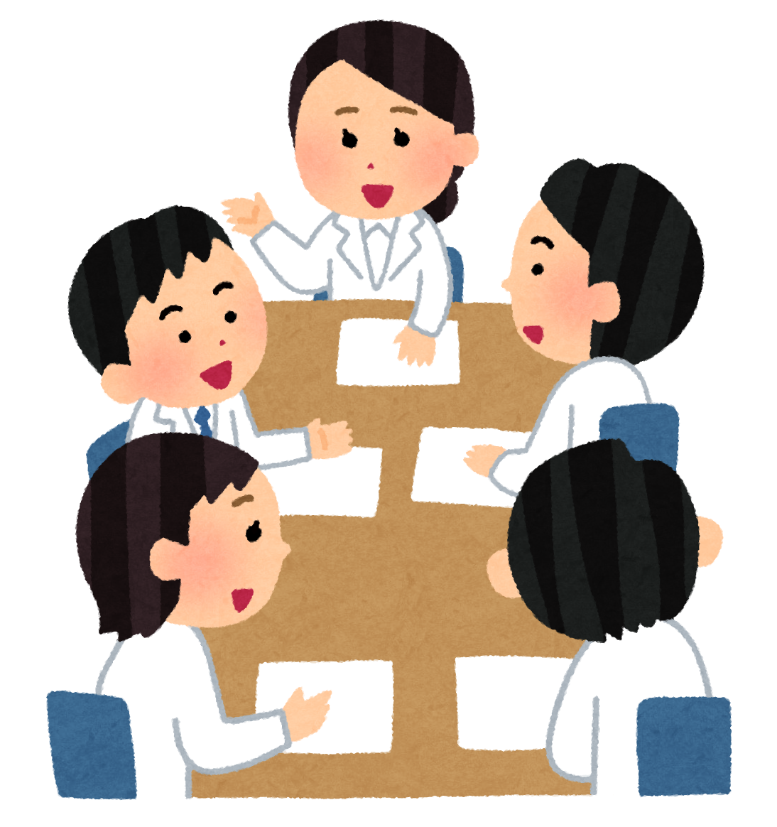 話し合い イラスト詳細 8位