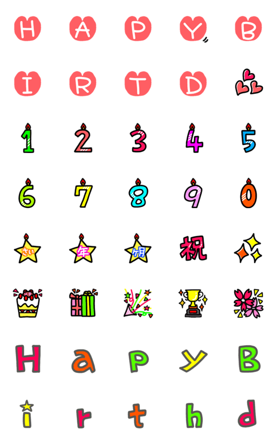 誕生 日 絵文字 組み合わせ - KibrisPDR