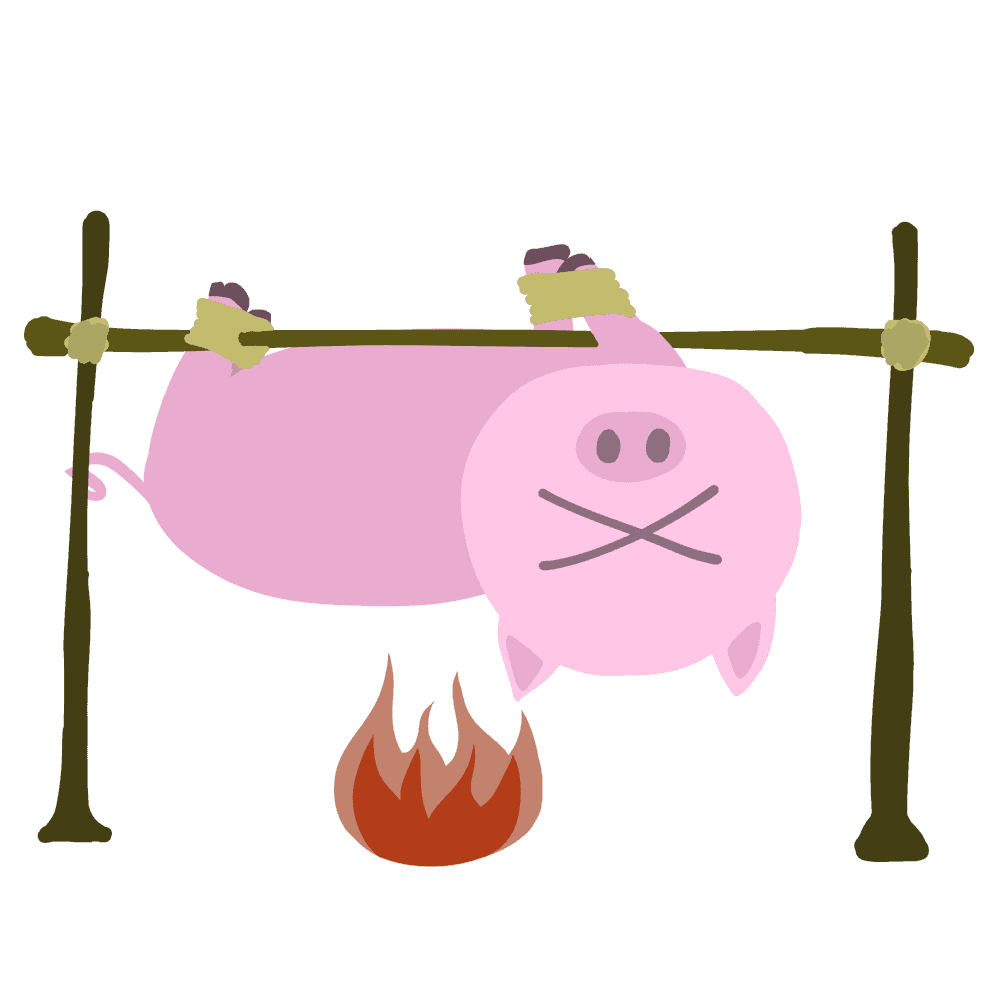 豚 の 丸焼き イラスト - KibrisPDR