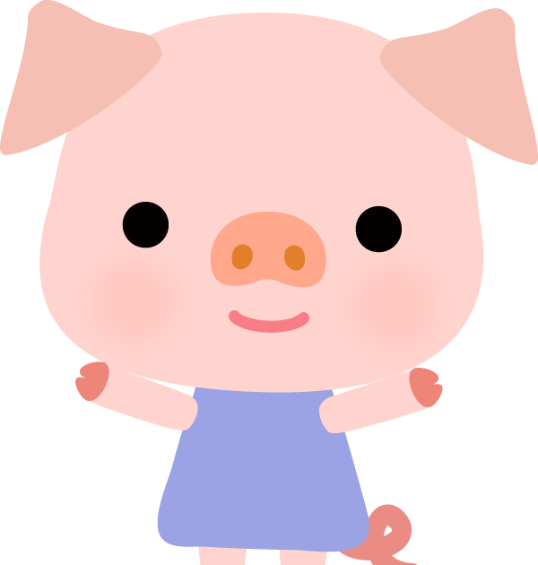 豚 イラスト かわいい 簡単 - KibrisPDR