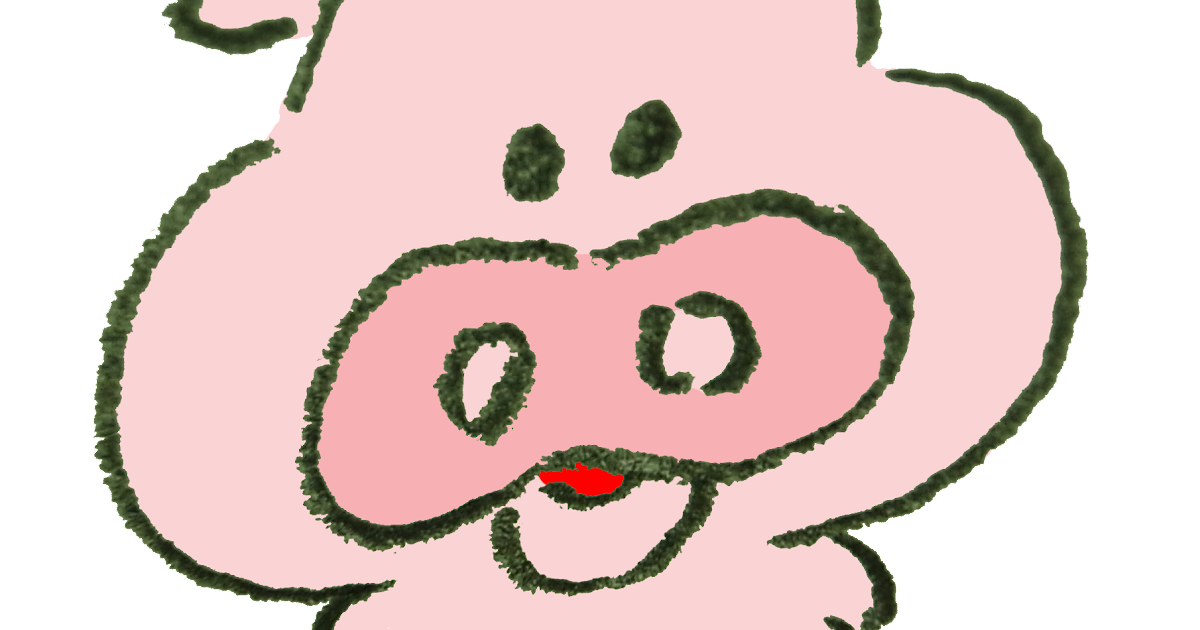 豚 イラスト かわいい 簡単詳細 5位