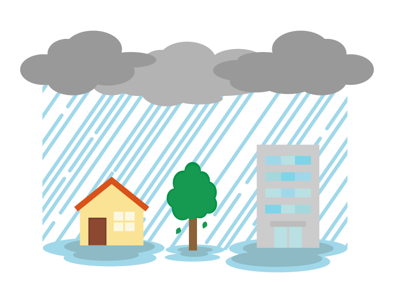 豪雨 イラスト詳細 2位