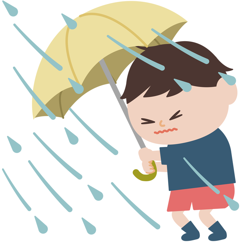 豪雨 イラスト詳細 10位