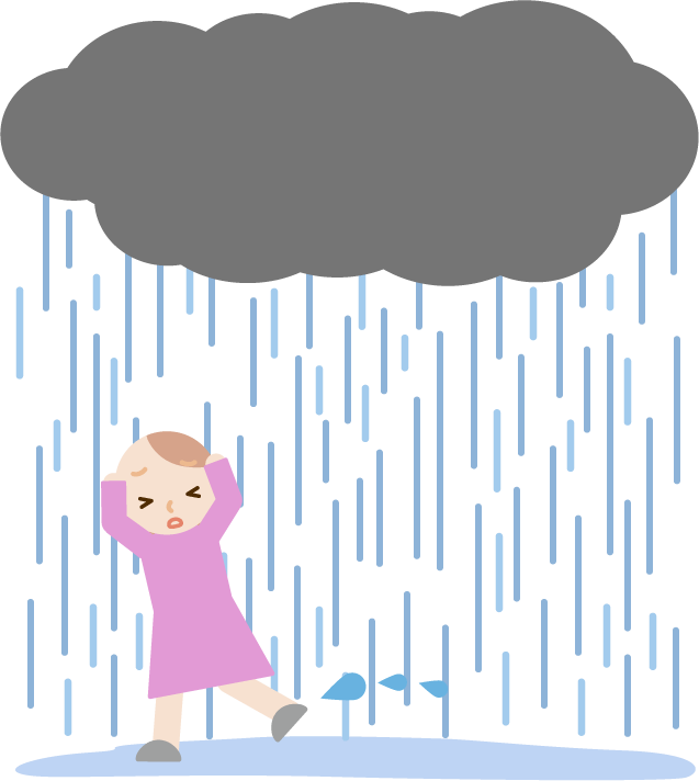 豪雨 イラスト詳細 4位