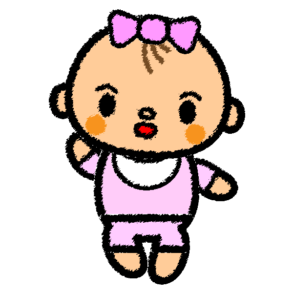 赤ちゃん イラスト 手書き詳細 11位