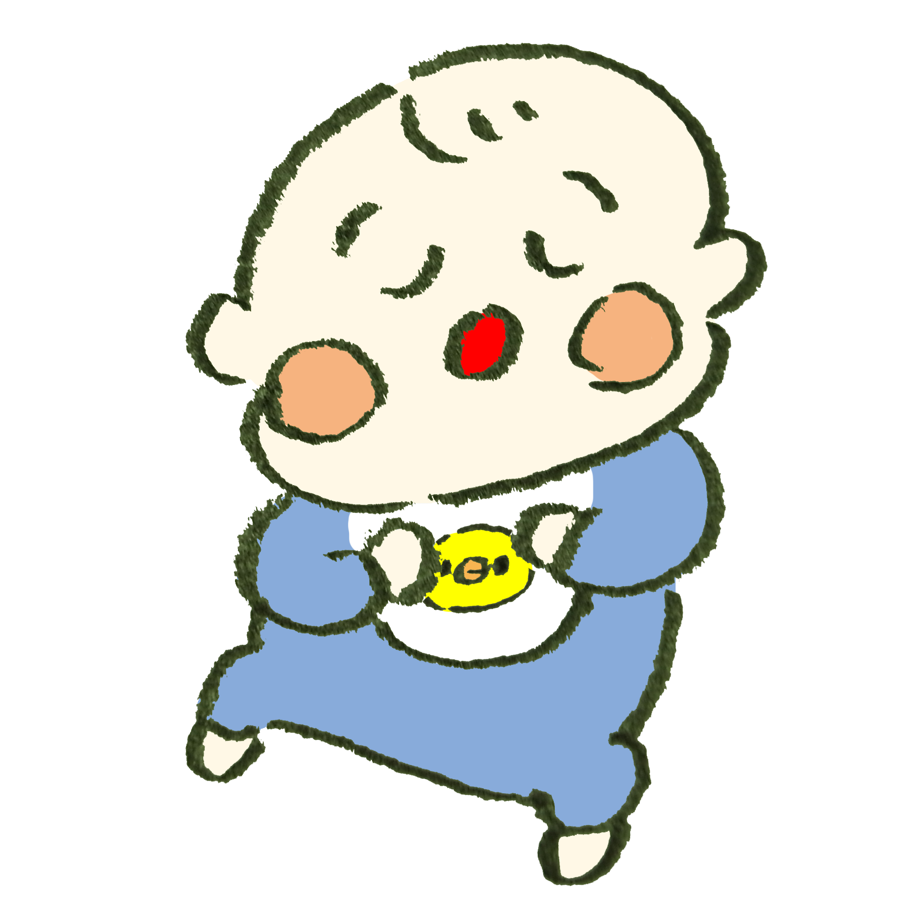赤ちゃん イラスト 手書き詳細 12位