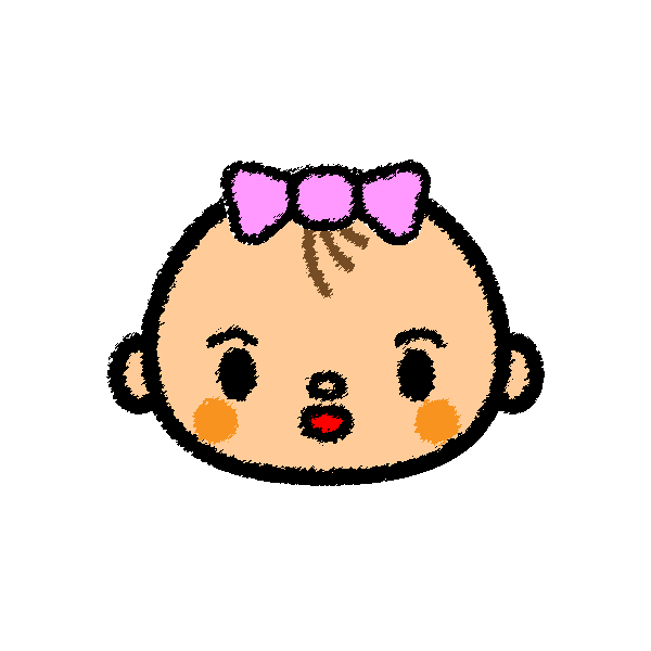赤ちゃん イラスト 手書き詳細 6位