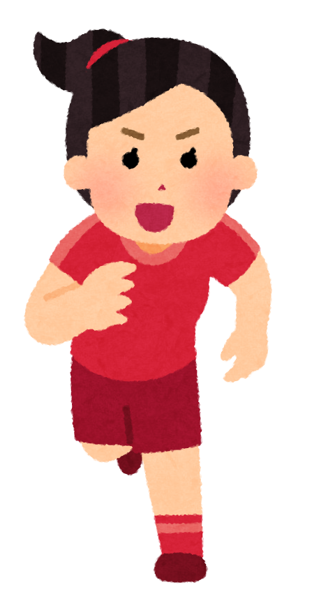 走っ てる イラスト 正面 - KibrisPDR