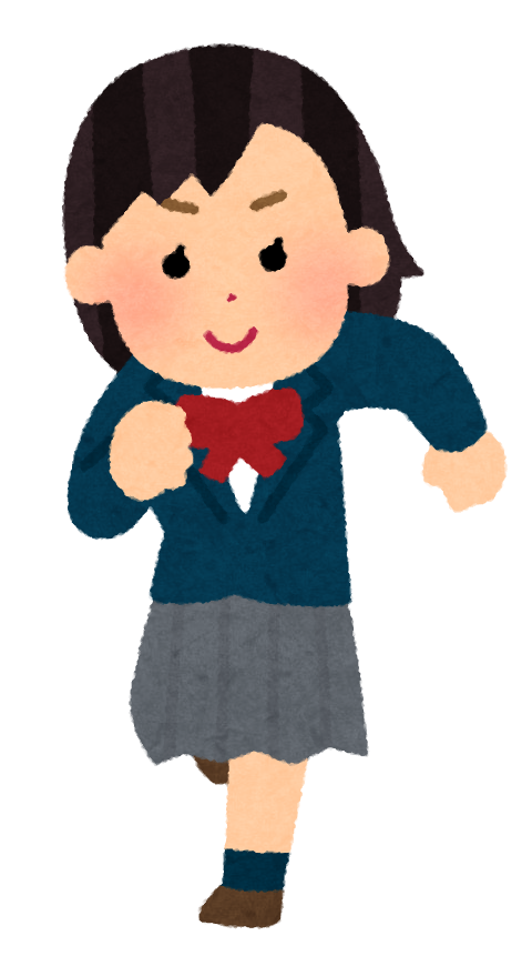 走っ てる イラスト 正面詳細 2位